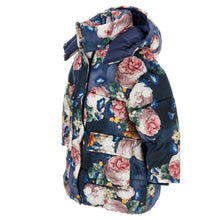 Load image into Gallery viewer, PRE ORDER - Navy Floral Logo Coat