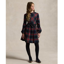 Load image into Gallery viewer, Red Tartan Dress With Bow