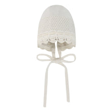 Load image into Gallery viewer, Cream Knitted Bonnet