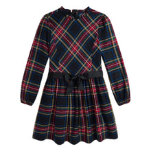 Load image into Gallery viewer, Red Tartan Dress With Bow