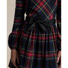 Load image into Gallery viewer, Red Tartan Dress With Bow