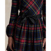 Red Tartan Dress With Bow