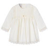 Cream Smock Lace Dress & Knickers