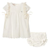 Ivory Broderie Anglaise Dress & Bloomers