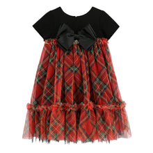 Load image into Gallery viewer, Red &amp; Black Tartan &#39;Tory&#39; Dress