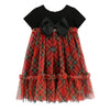 Red & Black Tartan 'Tory' Dress