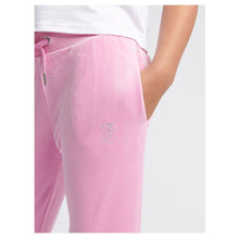 Load image into Gallery viewer, Pink Bootcut Diamante Logo Tracksuit