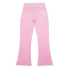 Pink Bootcut Diamante Logo Tracksuit