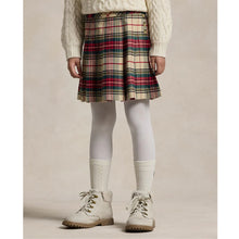 Load image into Gallery viewer, Red &amp; Green Tartan Pleated Skirt