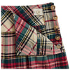 Red & Green Tartan Pleated Skirt