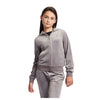 Grey Bootcut Diamante Logo Tracksuit