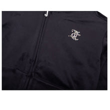 Load image into Gallery viewer, Black Bootcut Diamante Logo Tracksuit