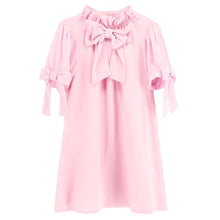 Load image into Gallery viewer, Pink Bow &#39;Fernie&#39; Dress