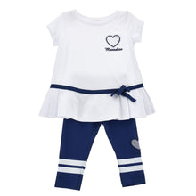 Load image into Gallery viewer, PRE ORDER - Navy &amp; White Legging Set