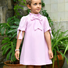 Load image into Gallery viewer, Pink Bow &#39;Fernie&#39; Dress