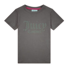 Load image into Gallery viewer, Grey Diamante Logo T-shirt