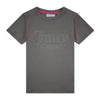 Grey Diamante Logo T-shirt