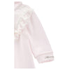 PRE ORDER - Pale Pink Lace Trim Babygrow