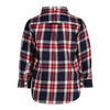 Baby Boys Navy & Red Checked Flannel Shirt