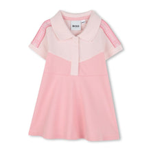 Load image into Gallery viewer, Pink Logo Tape Polo Dress