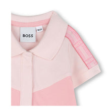 Load image into Gallery viewer, Pink Logo Tape Polo Dress