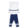 PRE ORDER - Navy & White Legging Set