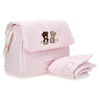 PRE ORDER - Pink Bear Changing Bag & Mat