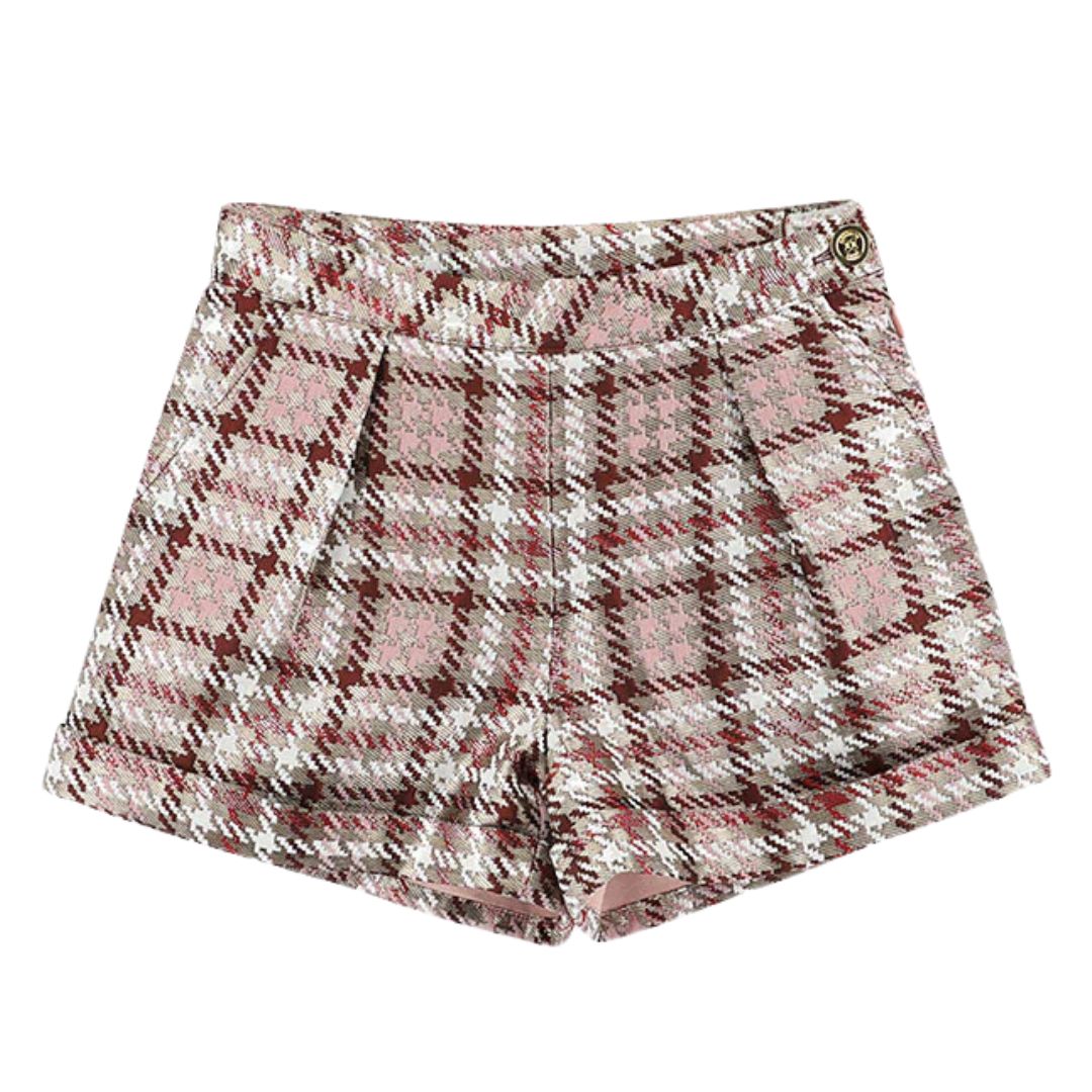 Angel's Face - Checked 'Nita' Shorts – Village Kids