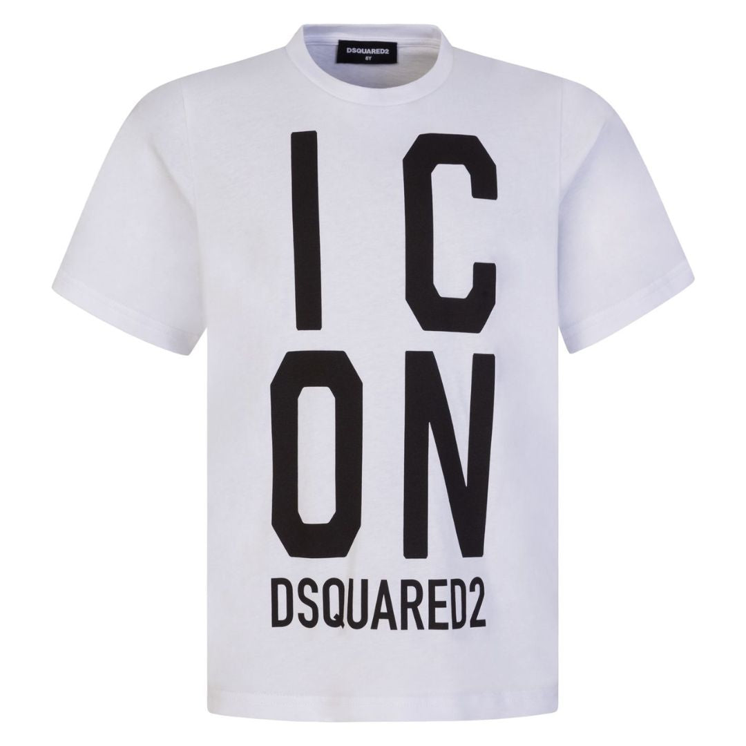 dsquared black icon t shirt