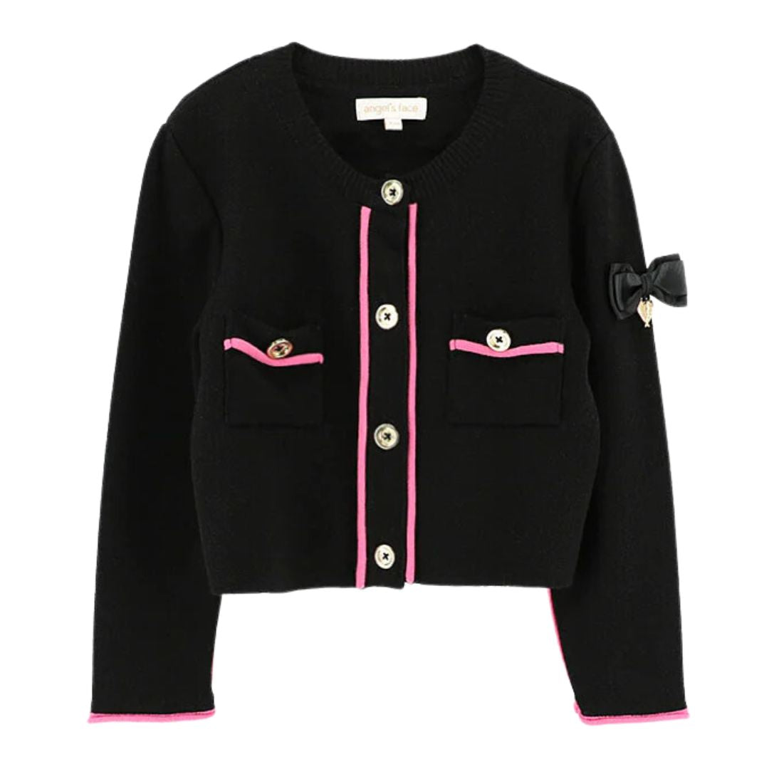 Black cardigan jacket best sale