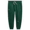 Green Multi Pony Sweat Pants