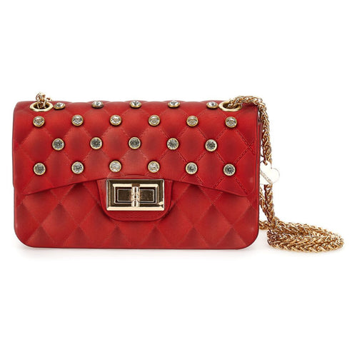 Red Rhinestone Bag