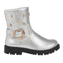 Load image into Gallery viewer, Silver &#39;Debbie&#39; Studded Boots