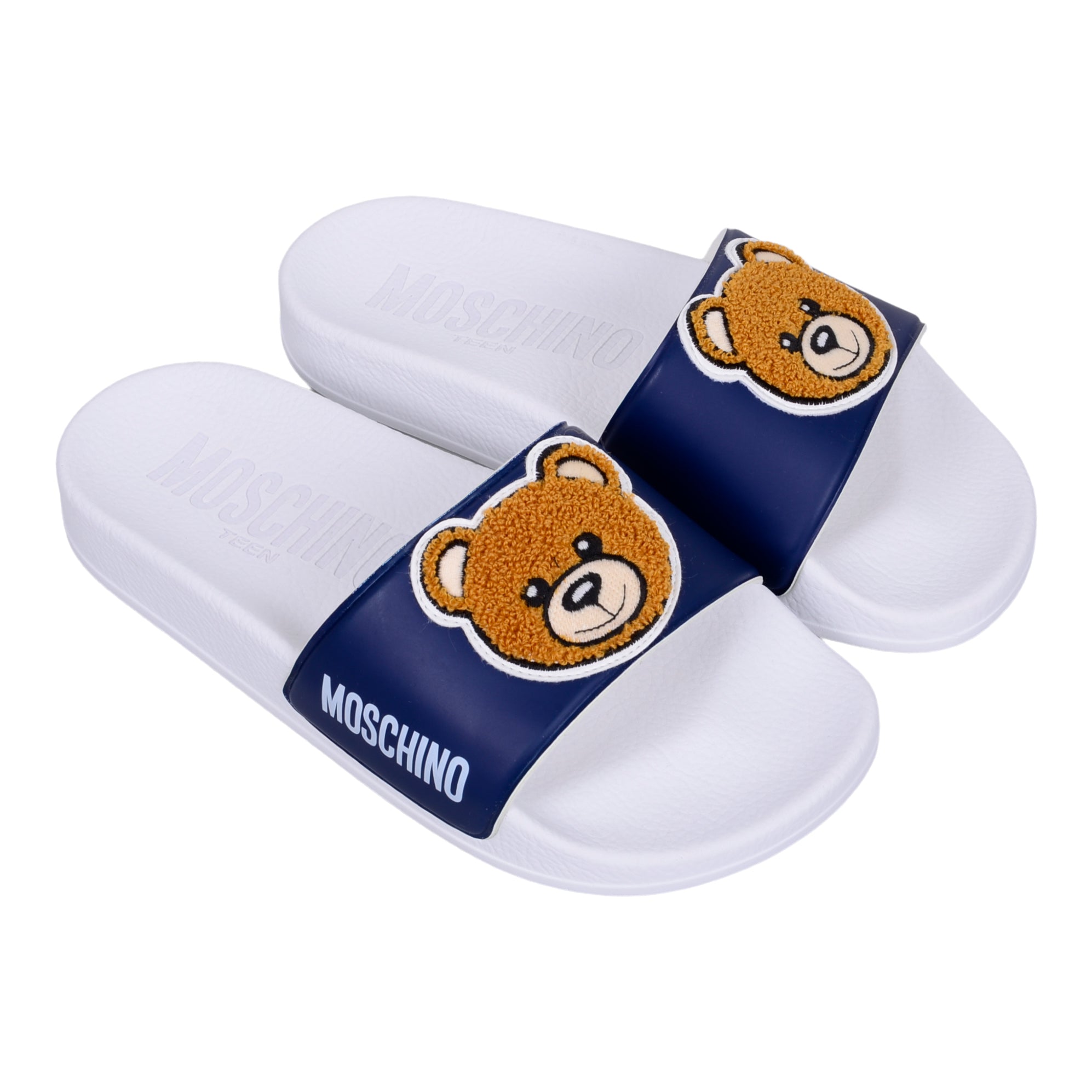 Moschino teddy sliders new arrivals