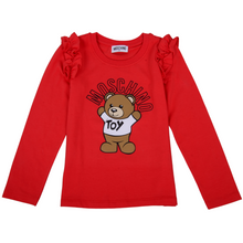Load image into Gallery viewer, Red Toy Ruffle Sleeve Top