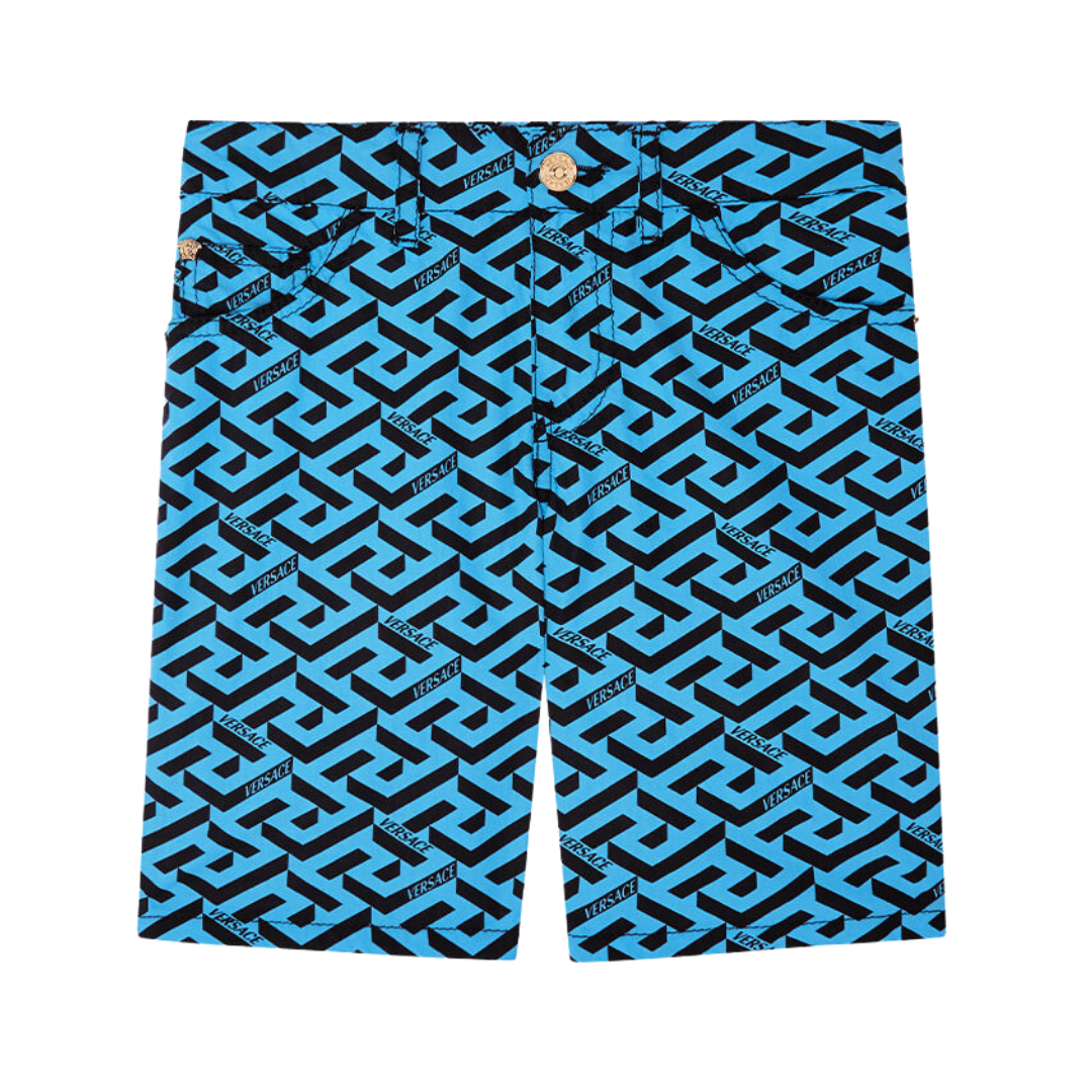Blue versace shorts deals