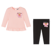 Moschino Baby Girls Pink & Black Bow Legging Set – Village Kids