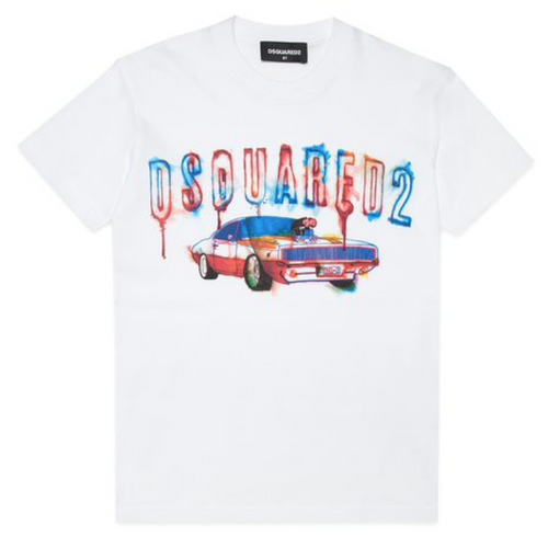 Dsquared2 White  Logo T-shirt