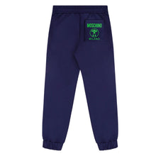 Load image into Gallery viewer, Navy &amp; Green Logo Sweat Bottoms