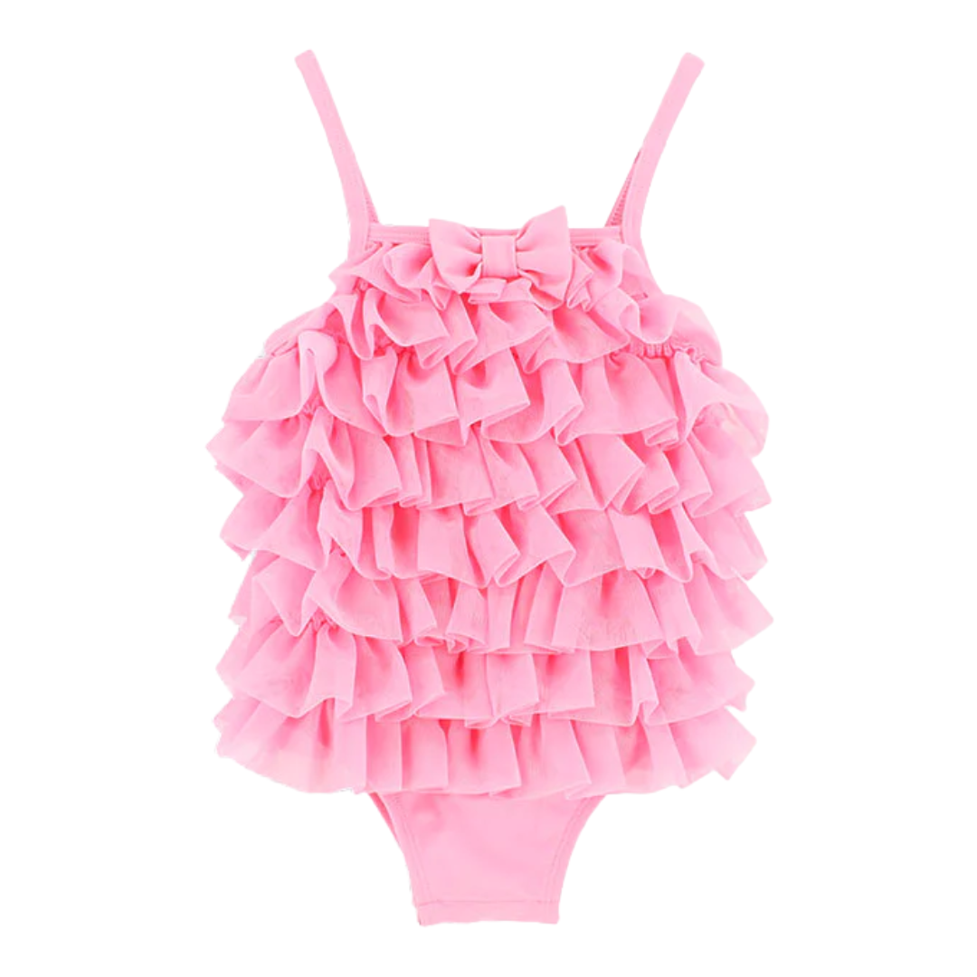 Baby girl sales pink swimsuit