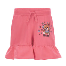 Load image into Gallery viewer, Pink Flower Bear Frilly Shorts