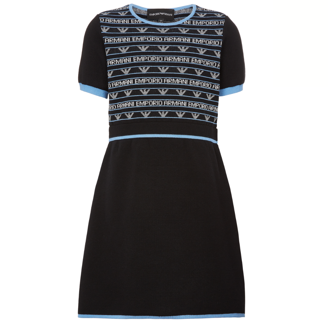 Armani logo outlet dress