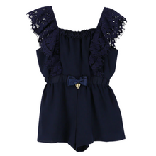 Load image into Gallery viewer, Navy &#39;Ayla&#39; Playsuit