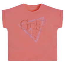 Load image into Gallery viewer, Pink Sequin Logo T-Shirt