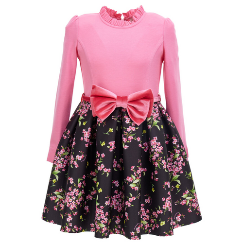 Pink Flowers Dress